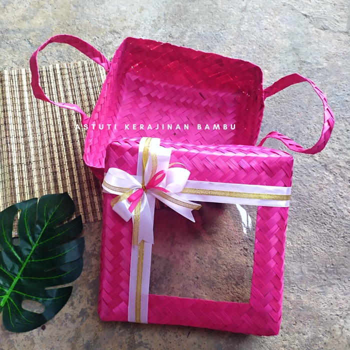 Besek Jinjing Warna Mika Pita Tas Besek Besek Unik Besek Lucu Besek Warna Besek Cangking