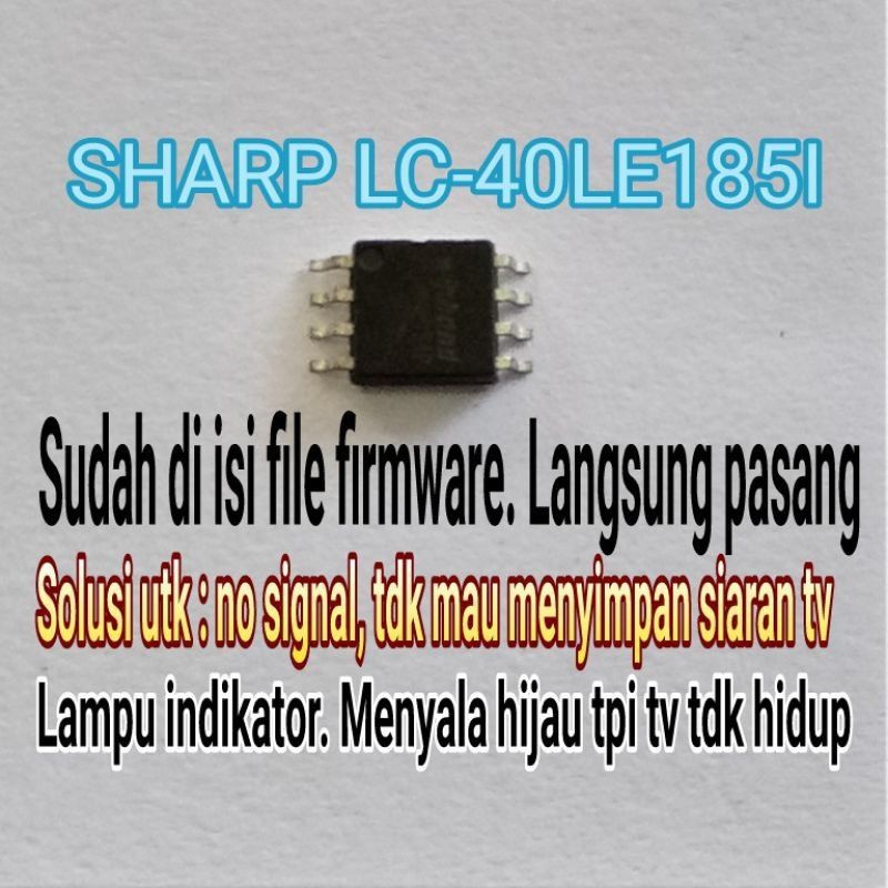 Ic memory eprom flash tv led sharp lc-40le185i