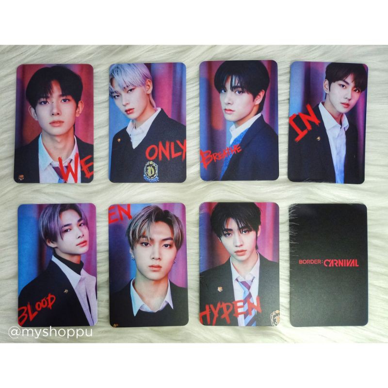 Photocard ENHYPEN  Border CARNIVAL HYPE ver. [A]
