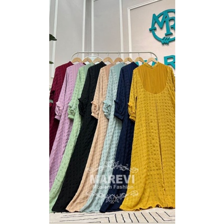 MAREVI LAYLA GAMIS ABAYA TERBARU BY MAREVI JUMBO LD120