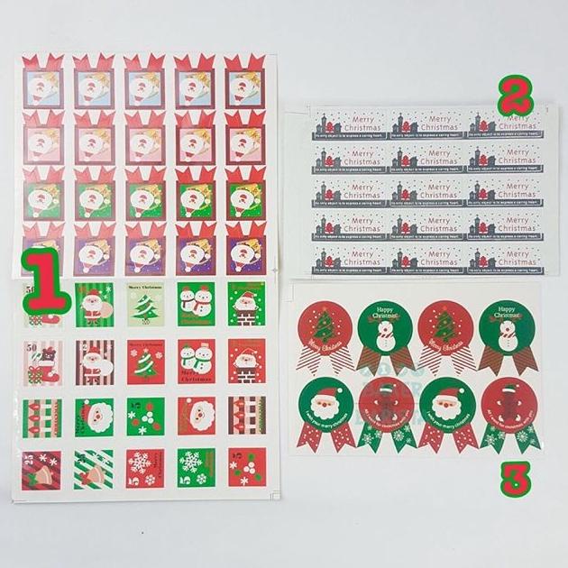 

Sticker Xmas Collection / Tempelan stiker natal bakernbar99