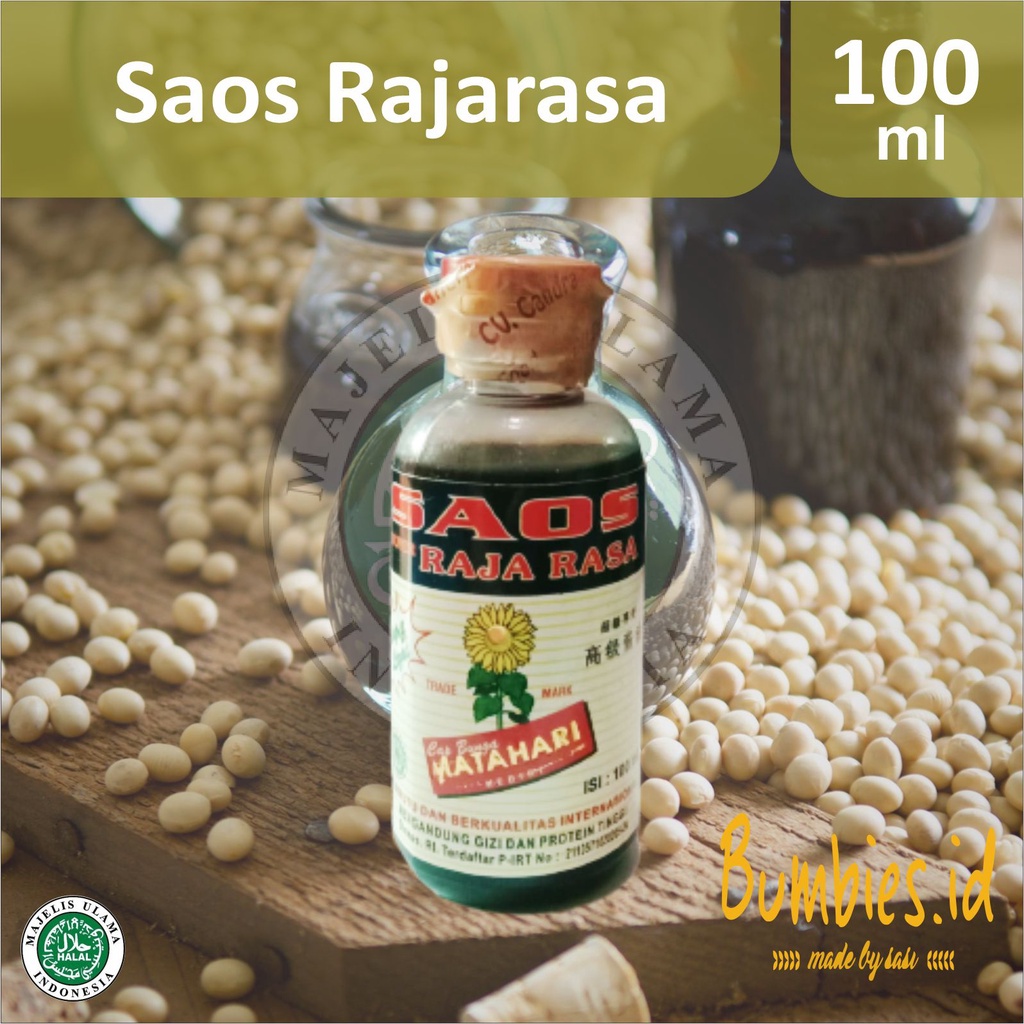 Saus Raja Rasa organik 𝐍𝐎𝐍 𝐌𝐒𝐆 Cap Matahari 100ml (HALAL) | penyedap rasa