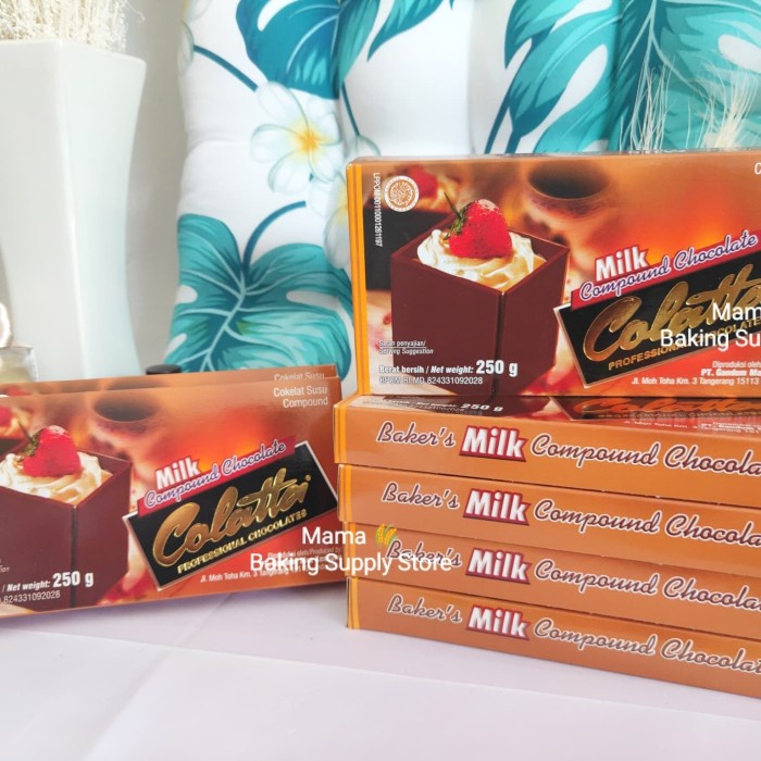 

colatta compound milk chocolate coklat cokelat milk susu 250 gr tokomaju1625