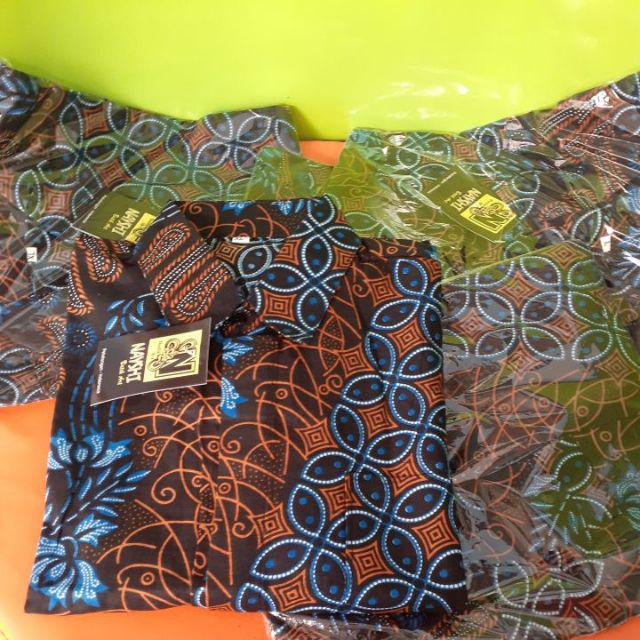 Mall Grosir Kemeja Batik Pria Modern Sogan Pandawa Abstrak Army Kupu Wajik Parang Seno Kawung Manda