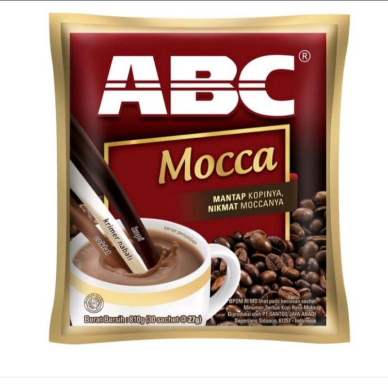 

ABC MOCCA renceng ( 27gram x 10 Sachet ) Kopi ABC Mokka Sachet