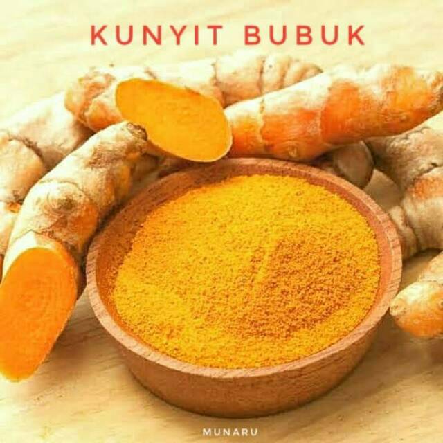 

Kunyit Bubuk Murni 250 gr Kunir Serbuk Tanpa Campuran