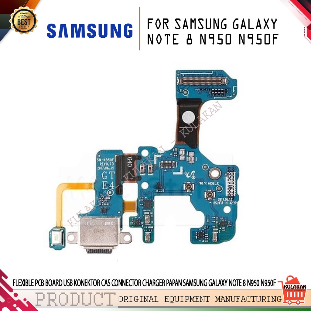 FLEXIBEL PAPAN CAS KONEKTOR CHARGER CONEKTOR CAS SAMSUNG NOTE 8 N950 N950F ORI WITH IC