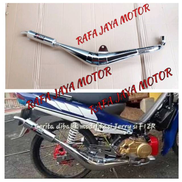 Knalpot Racing Force 1 FIZR F1ZR Markerbeam CSR Full Chrome
