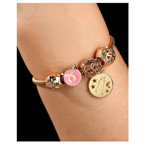 LRC Gelang Tangan Zodiak Diamond Drop Oil Love 12 Y6524X