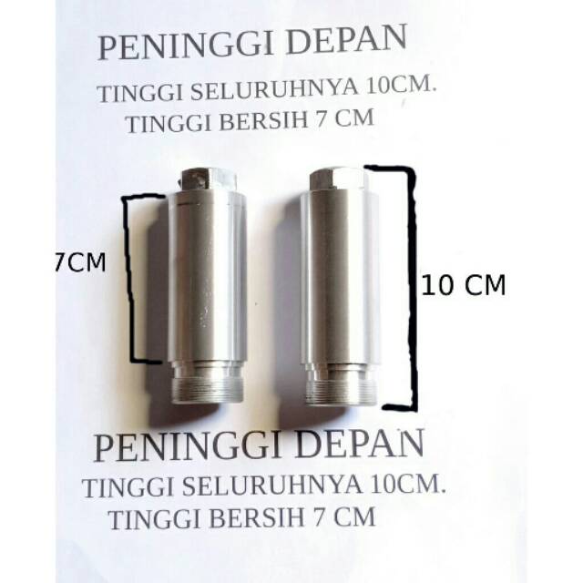 PENINGGI SHOCK DEPAN NINJA KRR - KLX 10CM