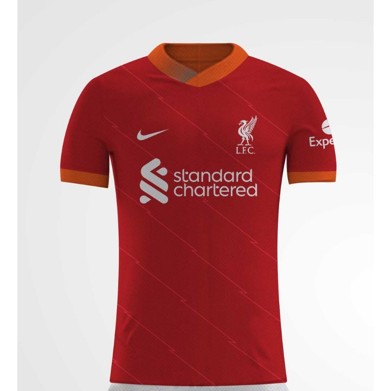 Jersey LIVERPOOL Home 2021-2022 Fullprinting