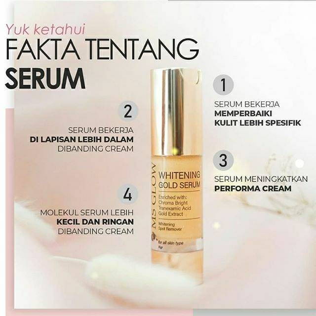 MS GLOW Serum Gold MS Glow / MS Glow whitening Gold Serum