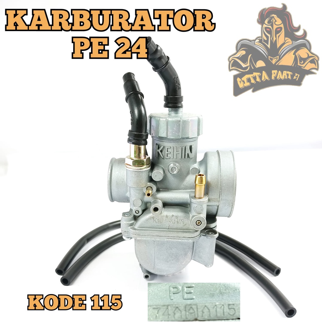 KARBURATOR CARBURATOR KEIHIN PE 24 RACING KUALITAS ASLI ORIGINAL PRESISI MUDAH SETTING TIDAK BANJIR TIDAK BREBET AWET DAN DIJAMIN MANTAP COCOK UNTUK SEMUA MOTOR BEBEK DAN MATIC