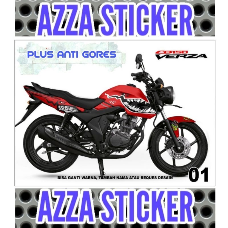 Stiker Dekal Verza Cb 150 Striping Motor verza cb 150 Full body Sticker Decal Motor verza cb 150 Dek