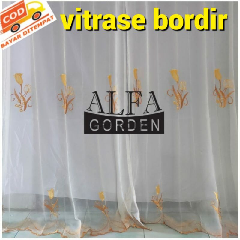Vitras/Vitrase /Vitrase gorden/vitrage gorden/fitras/fitrase gorden/Fitras bordir/dalaman gorden/vit