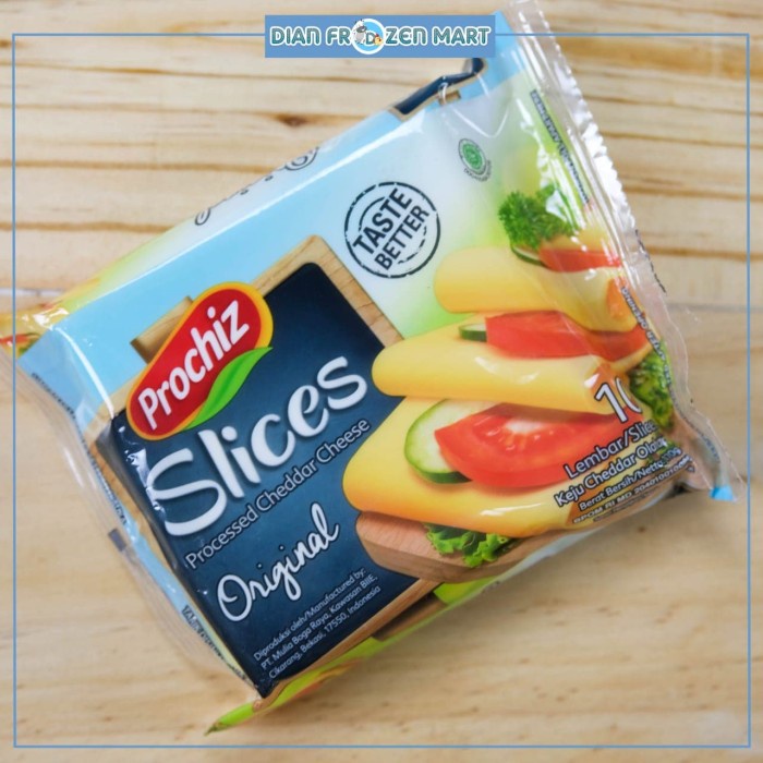 

Keju- Keju Prochis Slices 10S Keju Murah -Keju.