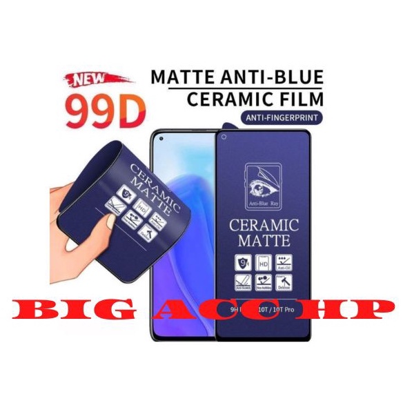 BIG CMB Anti Gores Ceramic Matte Blue Light Anti Radiasi Anti Minyak Vivo V23E V23 V21E V21 V20 V20SE V19 V17 PRO V15 PRO V11 PRO V11i V9 T1 4G 5G