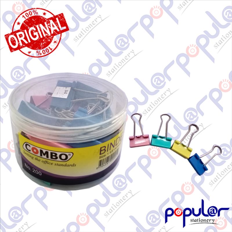 

Klip Binder Warna Combo 200