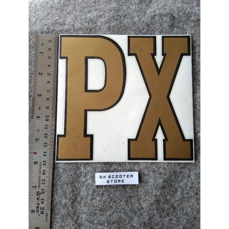 Vespa stiker PX gold