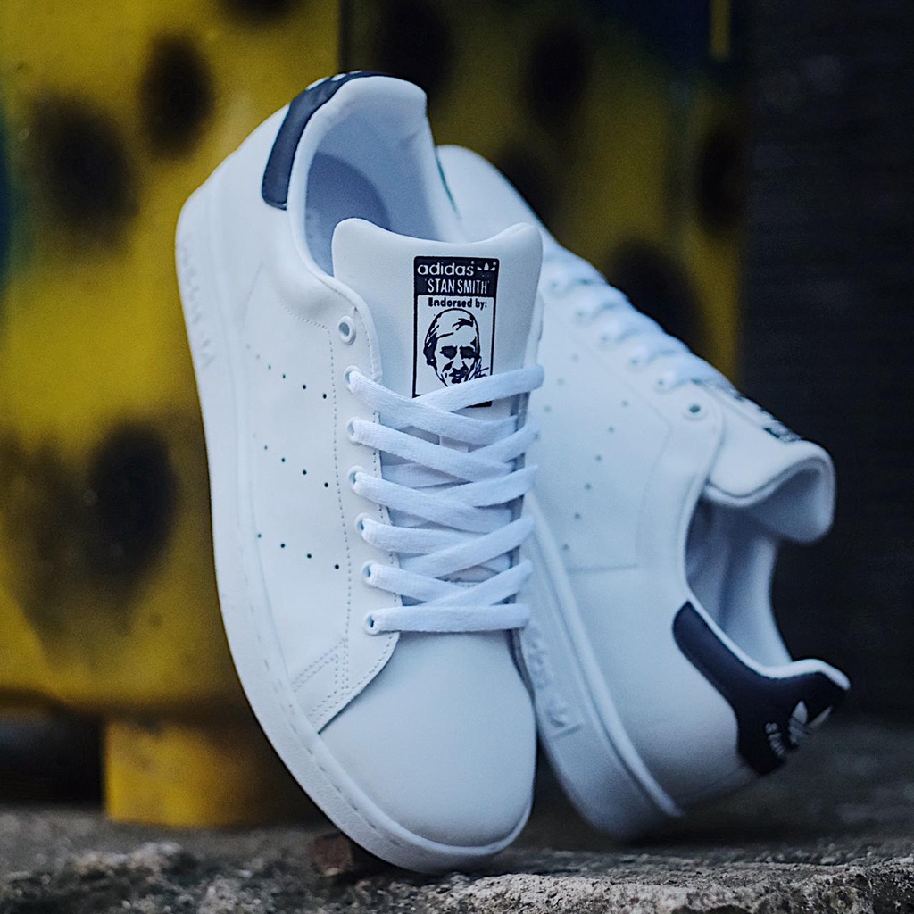 ADIDAS STANSMITH WHITE NAVY ORIGINAL