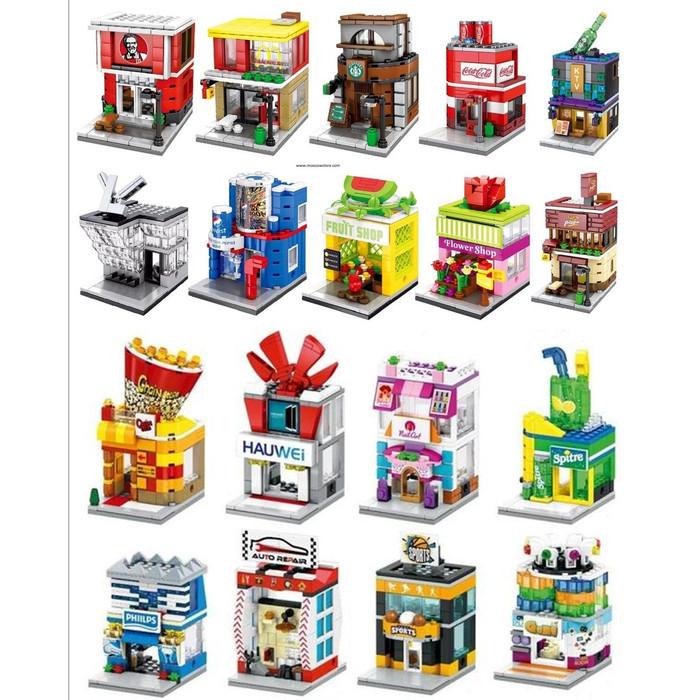 Brick Block | Sembo Block Small Series/City World/Mainan Anak Edukasi