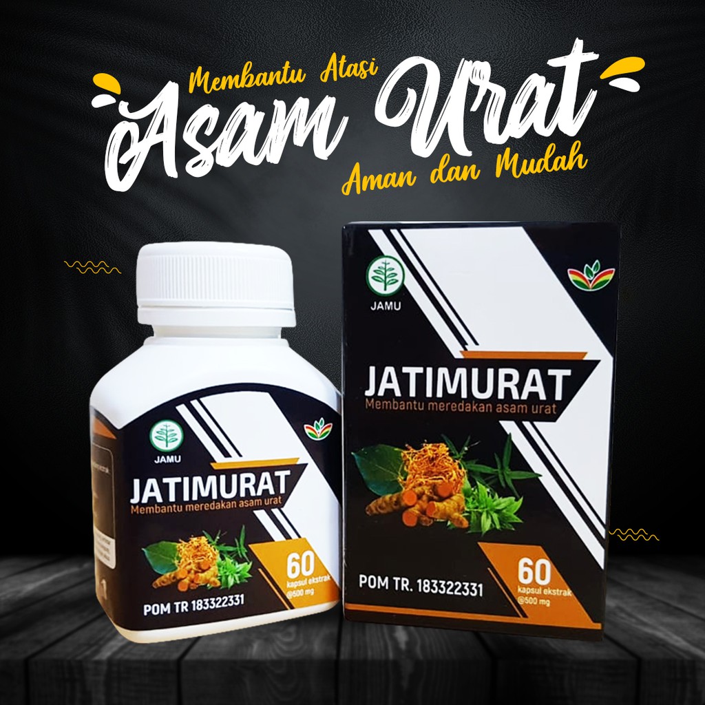 

JATIMURAT - MEMBANTU MENURUNKAN ASAM URAT [ISI 60 KAPSUL] SUDAH BPOM DAN HALLAL
