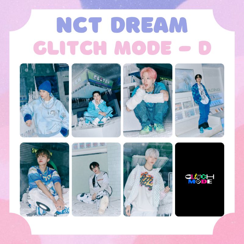 [NCT DREAM] PHOTOCARD NCT DREAM GLITCH MODE MARK RENJUN JENO HAECHAN JAEMIN CHENLE JISUNG ‼️BACA DESKRIPSI‼️