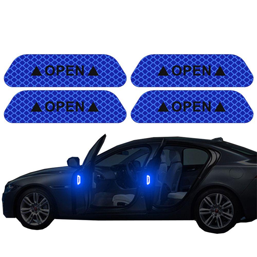 Chookyy Stiker Mobil Reflektif Open Sign Reflektif Tape Safety Bumper Sticker