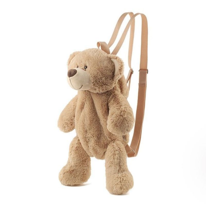 Tas Beruang Teddy Bear Lucu Imut Gemoy Ransel Wanita Baru Boneka Murah Ransel Kasual Tas Kepribadian Kartun