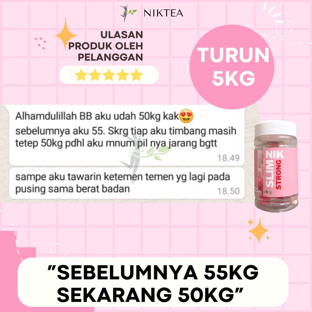 NIKSLIM STRONG Obat Diet Ampuh Dan Pelangsing Herbal Alami Jamu