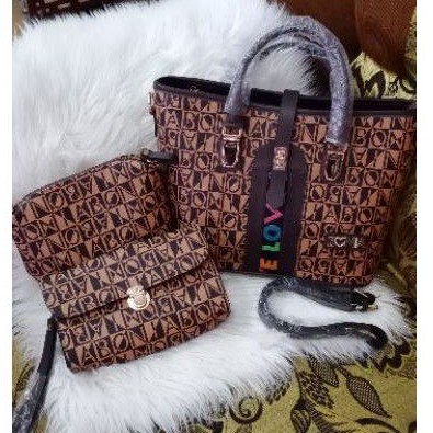 bonia tote set size 30cm