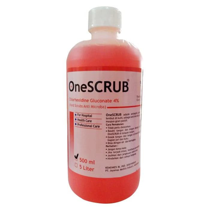 New OneScrub OneMed 4% Hand Scrubs refill 500ml