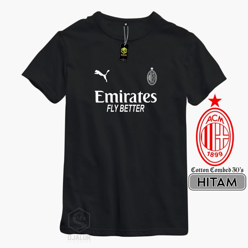 Kaos ac milan kaos distro bola pria ac milan milanisti / Tshirt ac milan kaos cotton combed 30 premi