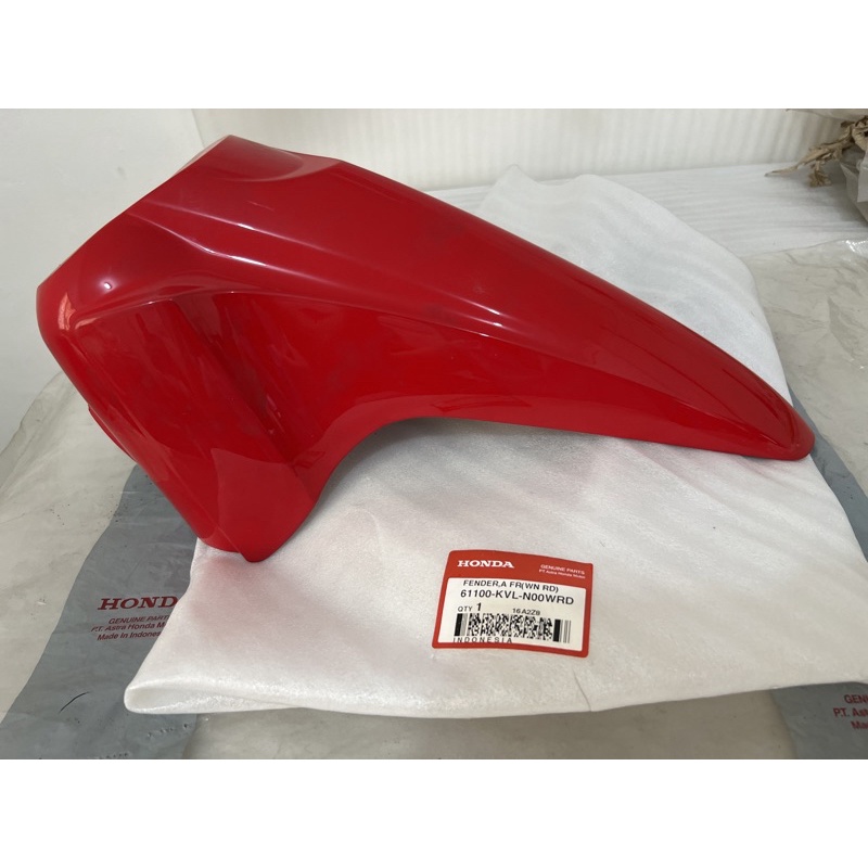 Spakbor Sepakbor depan HONDA Supra X 125 2007 batman Merah ORIGINAL 61100-KVL-N00WRD