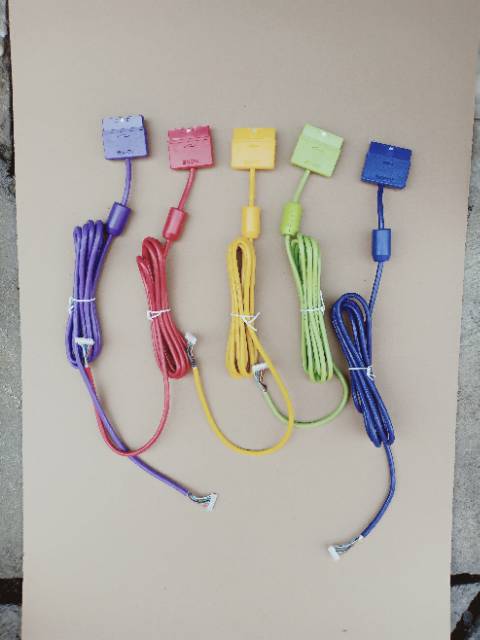 KABEL STIK PS2 SERAT WARNA dan HITAM
