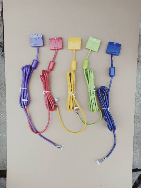 KABEL STIK PS2 SERAT WARNA dan HITAM