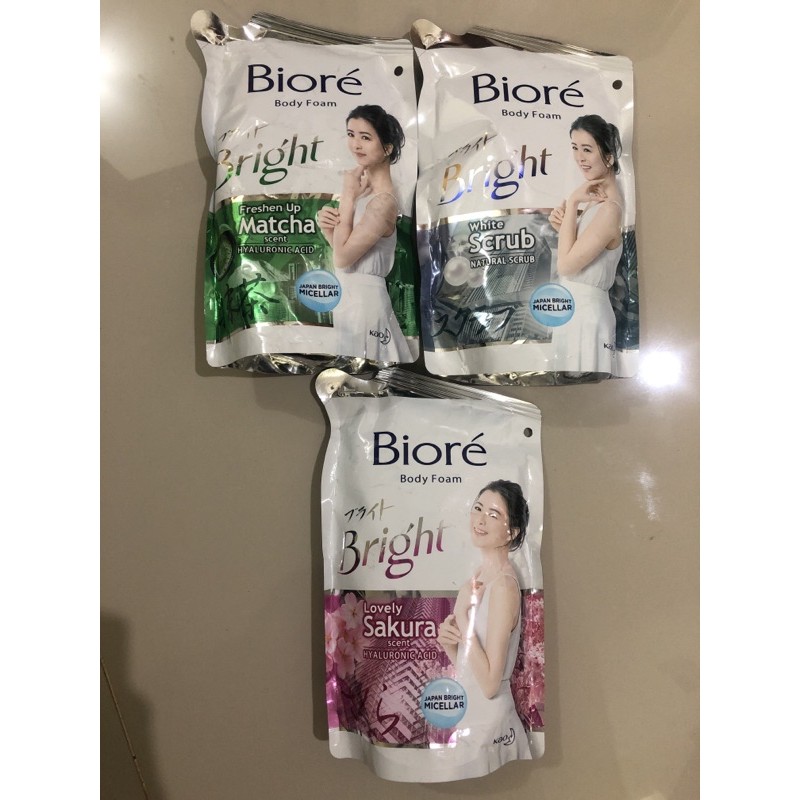 BIORE Body Foam Pouch 220 ml 250 ml