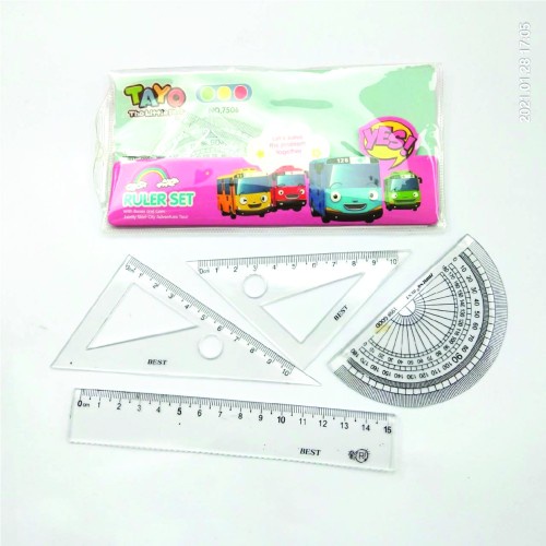 

Penggaris set /Ruler set Tayo Isi 4