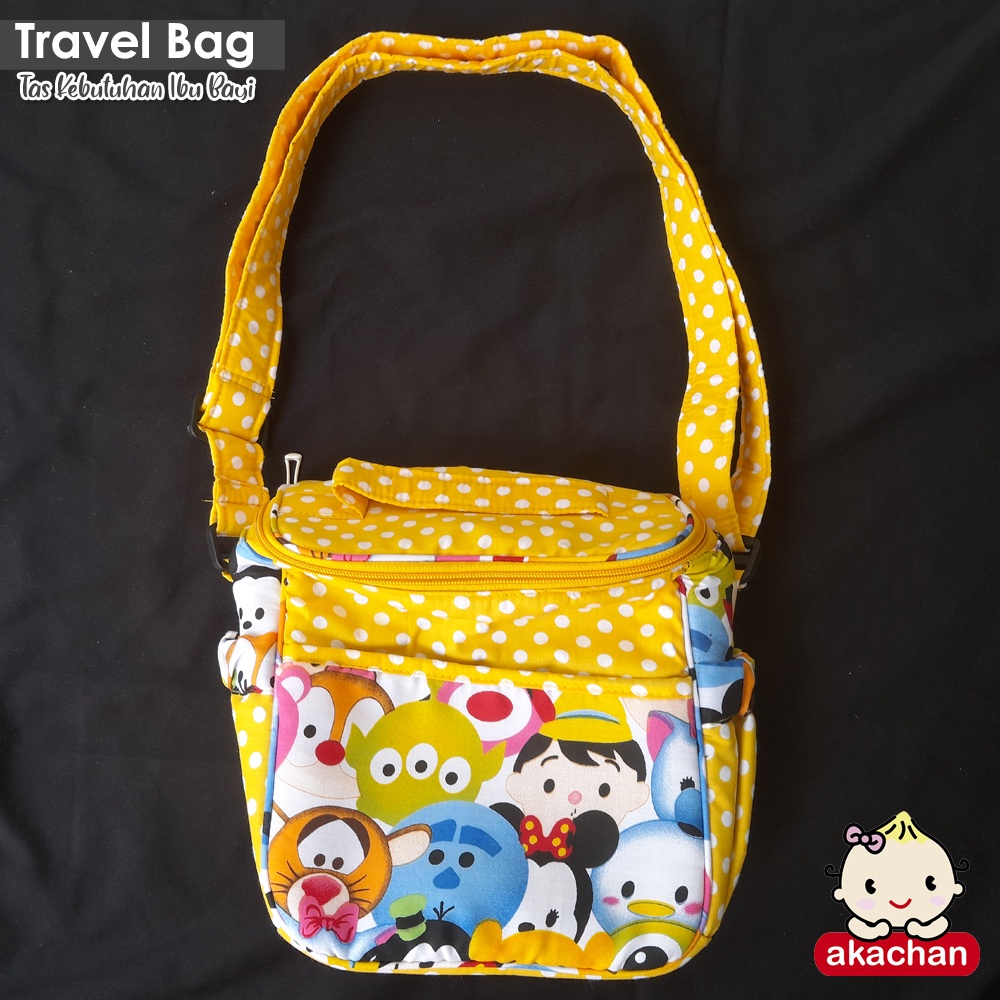 TRAVEL BAG AKACHAN - Tas Kebutuhan Ibu &amp; Bayi Praktis Motif Menarik Tanpa Ribet