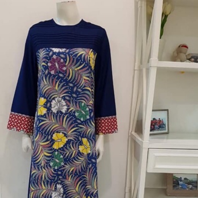 Gamis depan full batik by edness kayla