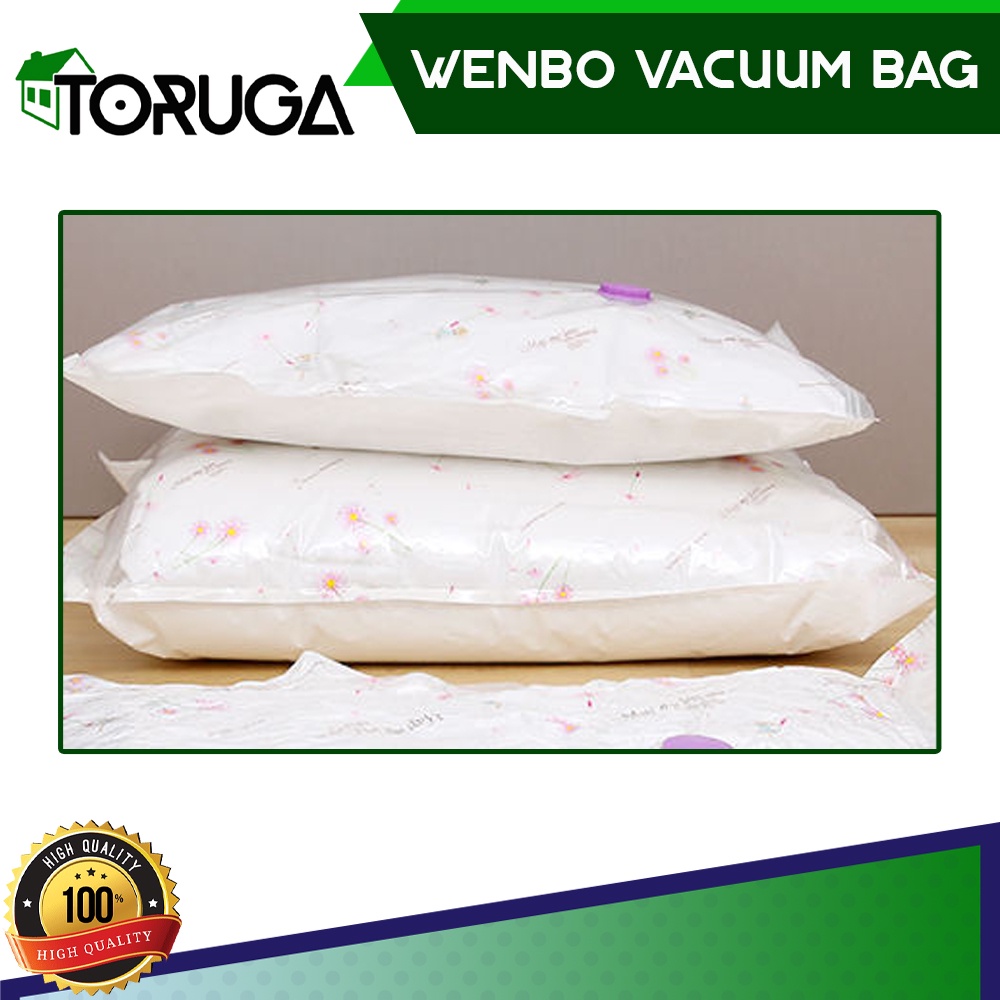 Vacum Bag Wenbo Refill Vakum Plastik Penghemat Tempat Storage Koper