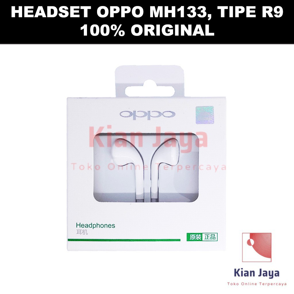 Headset Hp Oppoo R9 Ori New Pack Original Earset Hansfree