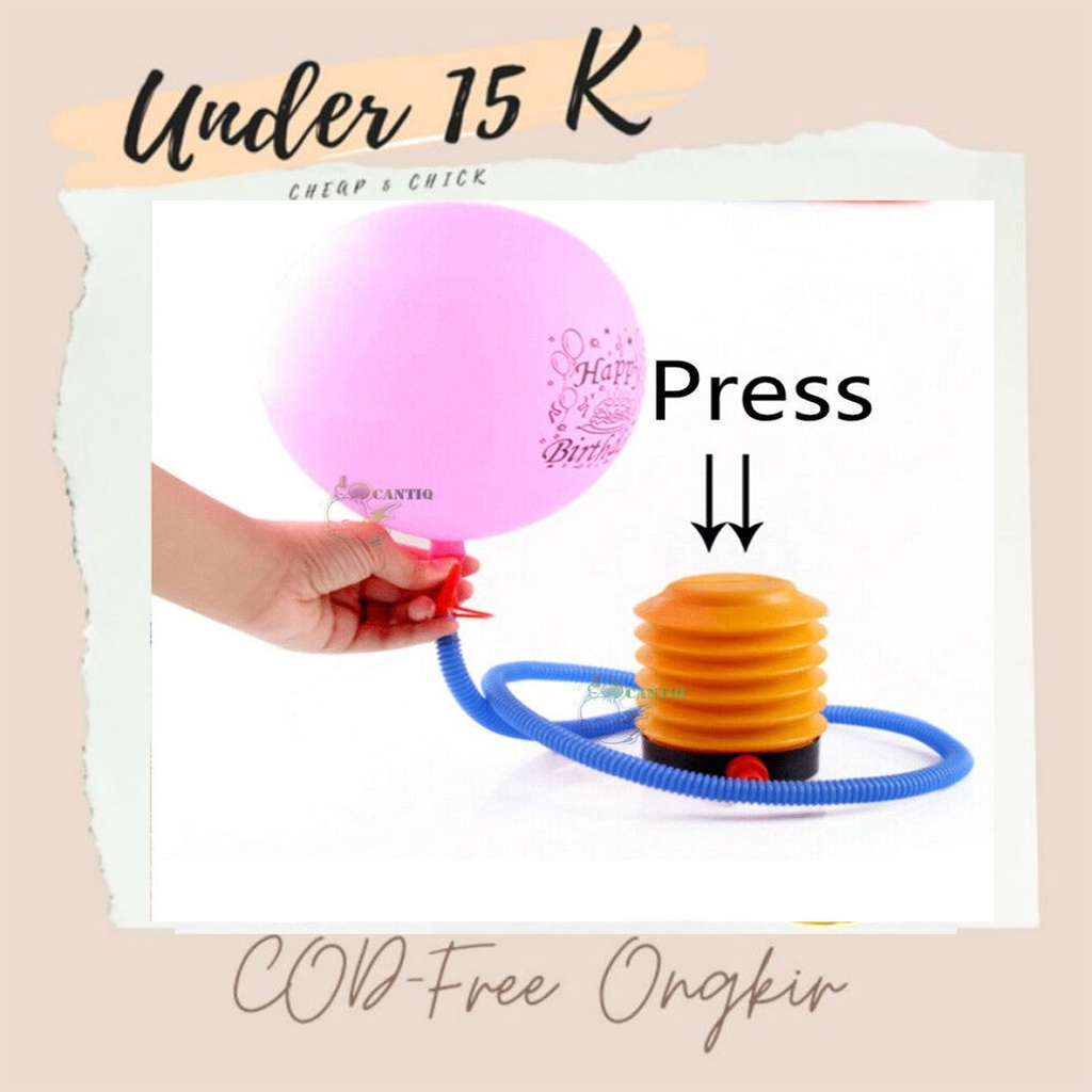 Pompa Injak – AC 17 – Pompa Balon angin portable untuk kolam karet kasur air angin tiup pompa portab