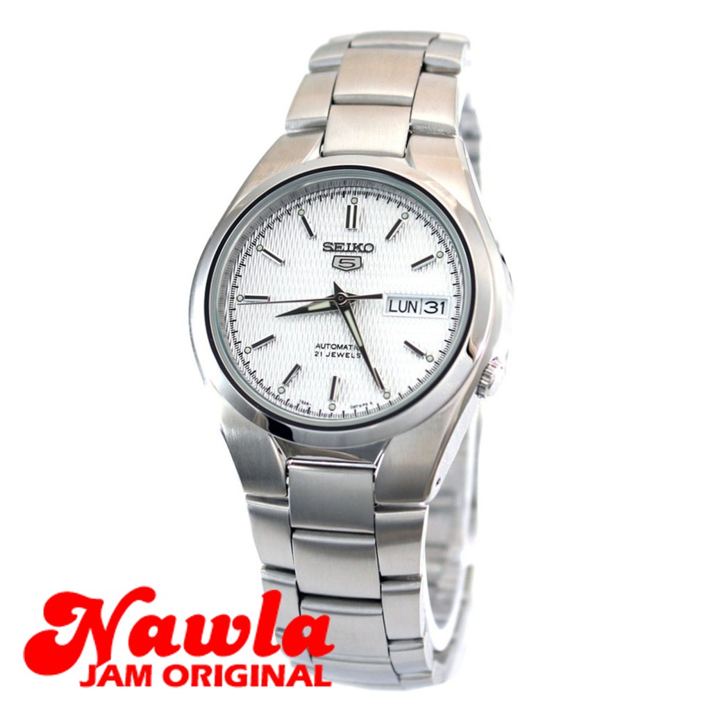 Seiko 5 SNK601K1 Automatic White Dial - Jam Tangan Pria SNK601