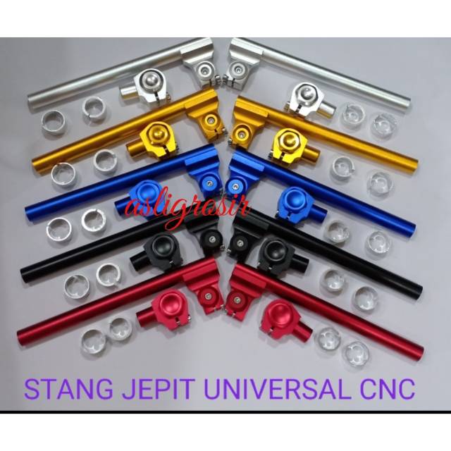 STANG JEPIT CLIP ON UNIVERSAL VIXION-SATRIA FU-SONIC-RXKING-CB150-MEGAPRO-TIGER-SCORPIO-NINJA 150DLL