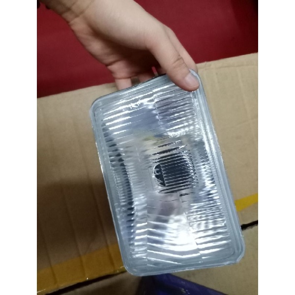 Batok Lampu / Cangkang Fog lamp Mobil Segi Kecil Lowin LW-087