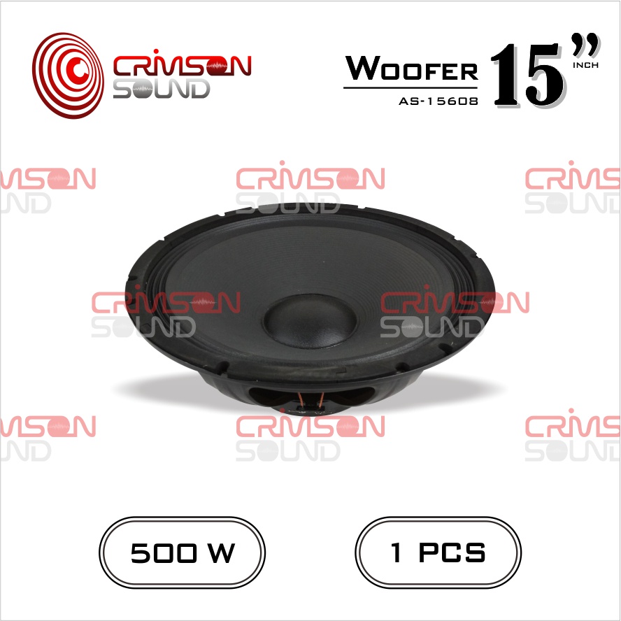 SPEAKER WOOFER 15 Inch ALPHA SEVEN 500 Watt ALS-15608