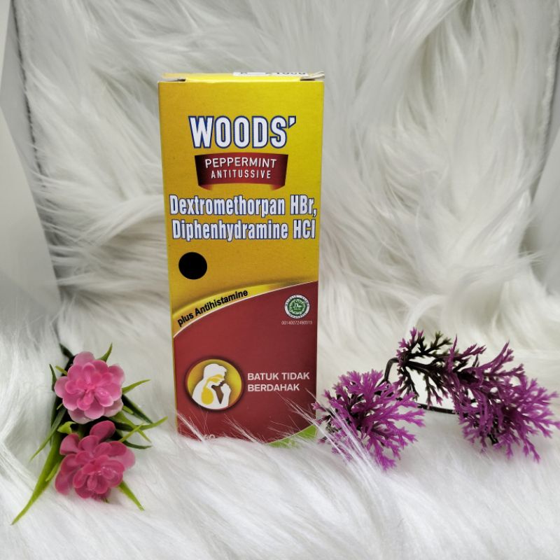 Jual WOODS ANTITUSSIVE MERAH 60 Ml Shopee Indonesia