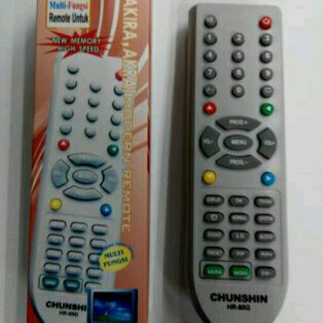 REMOTE/REMOT TV TABUNG AKIRA DAN AKARI MULTI UNIVERSAL