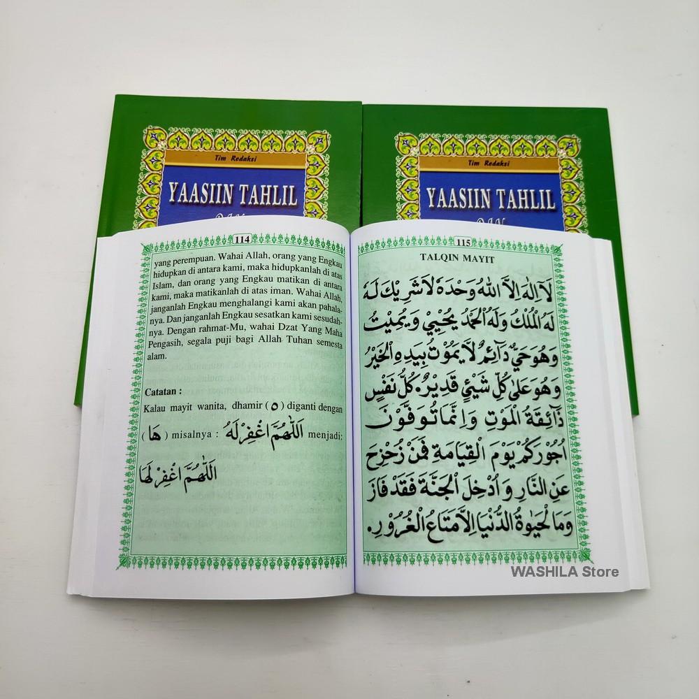 Buku Yasin Tahlil Dan Talqin Istighosah Beserta Terjemah Dan Doa Lengkap Murah Shopee Indonesia